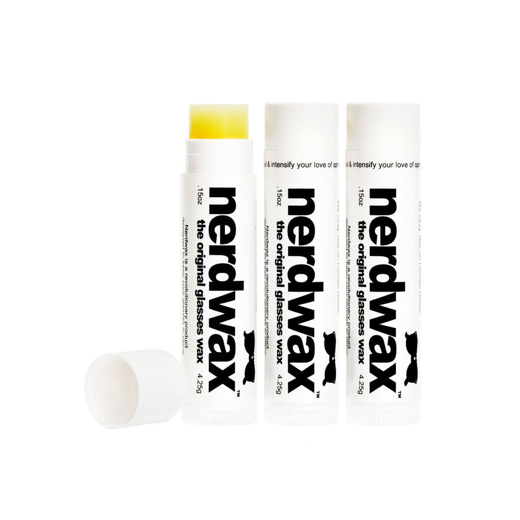 3 Tubes of Nerdwax - The Original Glasses Wax - Stop Glasses From Sliding down your nose