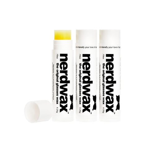 3 Tubes of Nerdwax - The Original Glasses Wax - Stop Glasses From Sliding down your nose